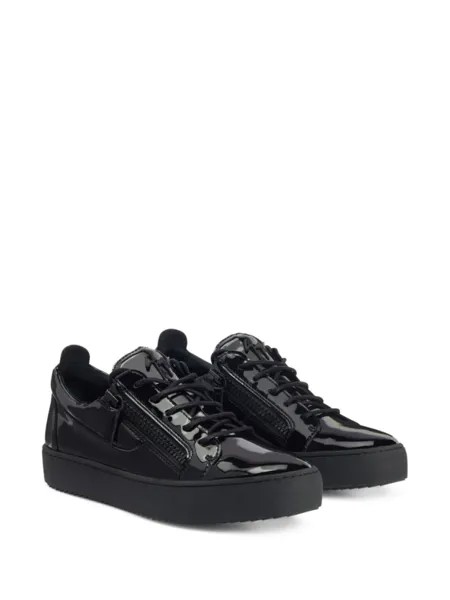 Giuseppe Zanotti кеды Frankie на шнуровке, черный