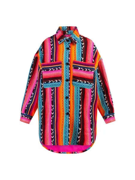 Переходная куртка myMo, цвет mehrfarbig neon pink