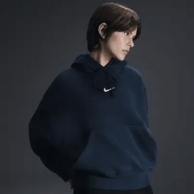 Худи Nike Sportswear Phoenix Fleece, цвет Armory Navy/Sail
