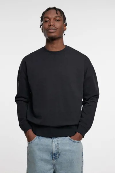 Свитшот oversize хлопковый однотонный