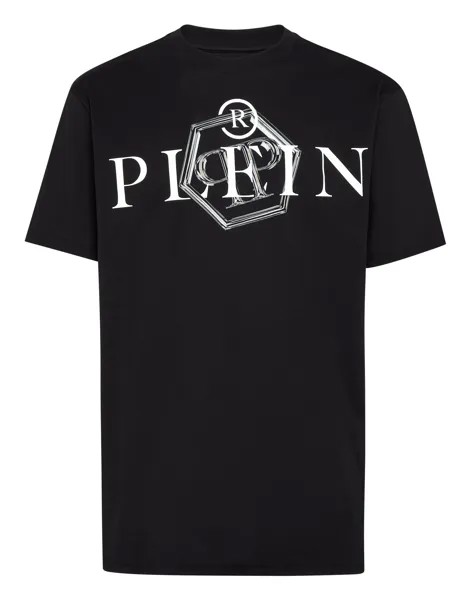 Футболка с круглым вырезом SS Philipp Plein TM, цвет Black / White