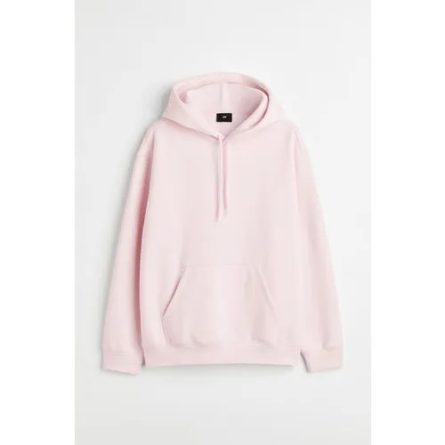 Худи H&M Relaxed Fit Hoodie, размер S, розовый