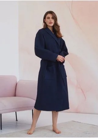 Халат Arya Вафельный Унисекс Pamira Синий, L