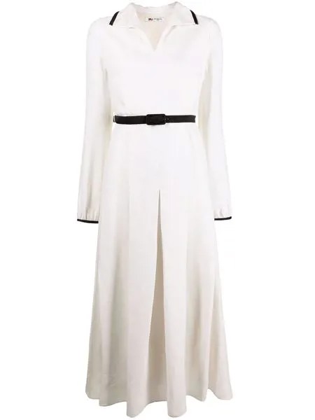 Ports 1961 платье-рубашка длины миди с поясом