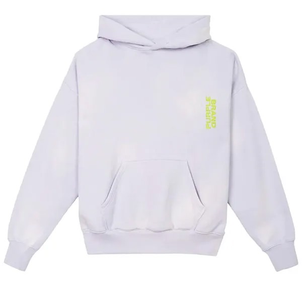 Худи PURPLE BRAND Heavy Dry Fleece Pullover Hoodie, серый