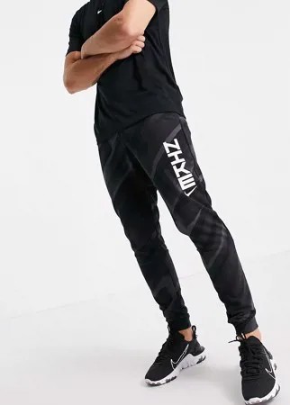 Черные джоггеры с принтом Nike Training Sport Clash-Черный цвет