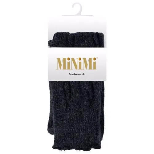 Гетры MiNiMi Scaldamuscolo Jacquard Var. 4 480 den, размер 0 (one size), nero melange (черный)