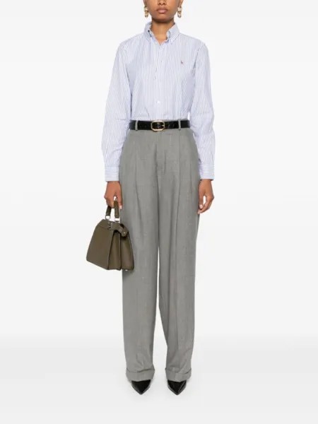 Polo Ralph Lauren плиссированные брюки, серый