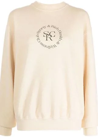 Sporty & Rich свитер с монограммой