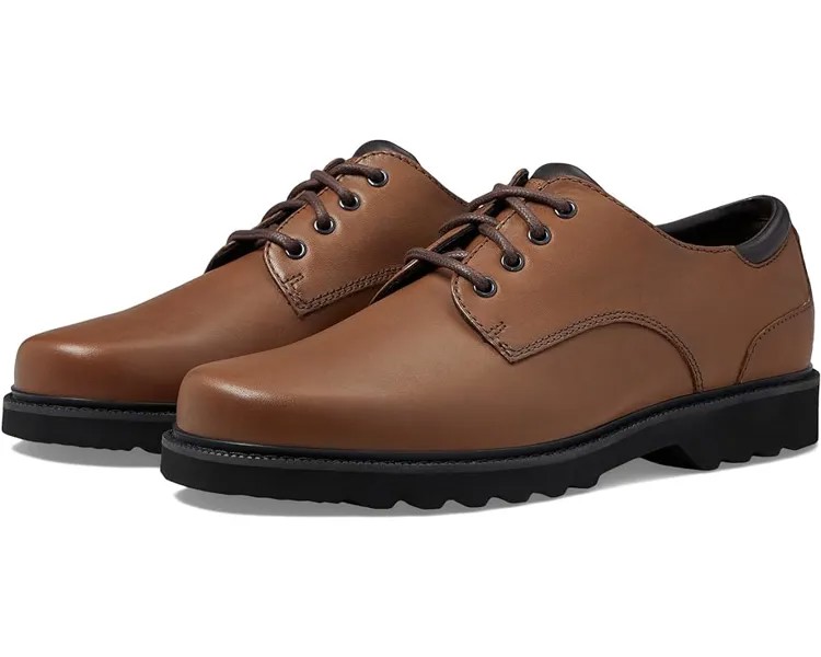 Оксфорды Rockport Main Route Northfield Waterproof, цвет Dark Brown Leather