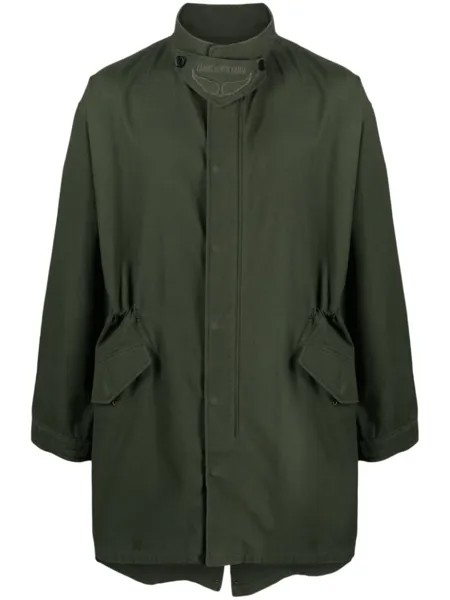 Zadig&Voltaire парка из органического хлопка с вышитым логотипом, зеленый