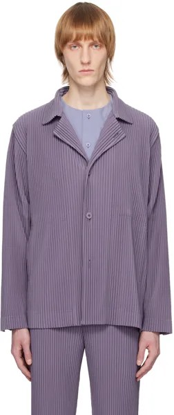 Пурпурный пиджак со складками 1 Homme Plissé Issey Miyake