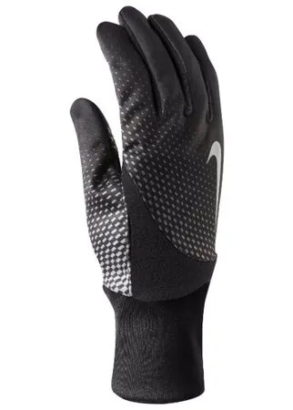 Мужские перчатки для бега NIKE MEN'S PRINTED ELEMENT THERMAL 2.0 RUN GLOVES S BLACK/BLACK N.RG.B2.020.SL-020-S