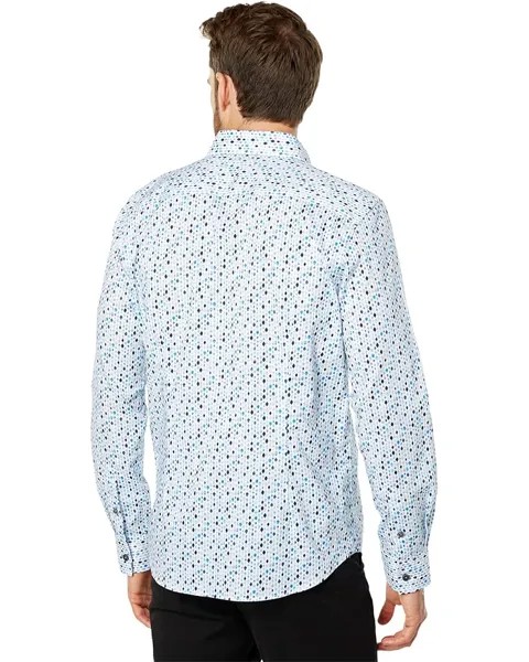 Рубашка Robert Graham Ander Long Sleeve Woven Shirt, синий