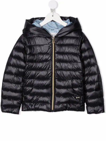 Woolrich Kids пуховик с капюшоном