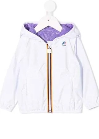 K Way Kids непромокаемая куртка с капюшоном и логотипом