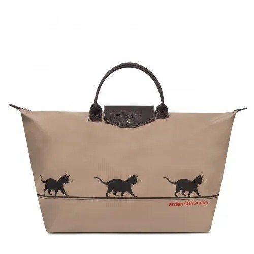 Сумка дорожная Antan 175 cat on the sly beige
