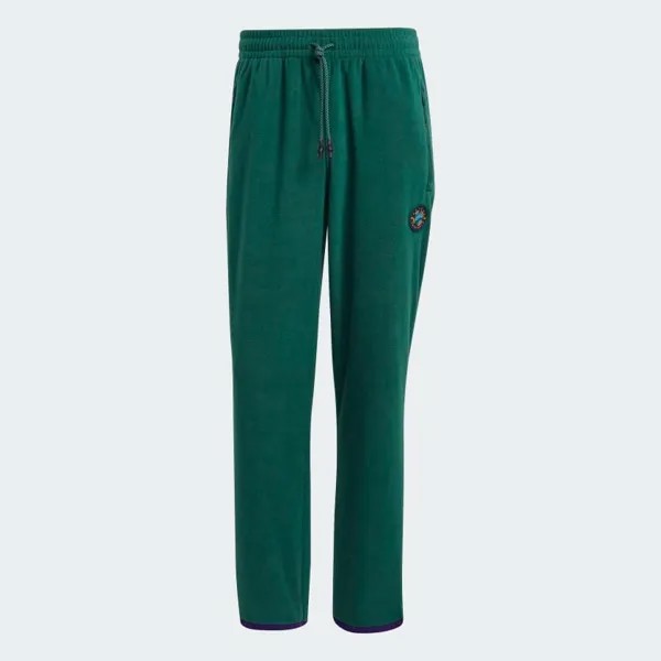 Брюки Adidas Originals Wander Hour Polar Fleece, зеленый