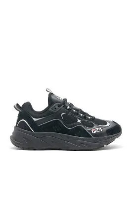 Мужские кроссовки Fila Trigate Plus, черные/темно-синие/серебристый металлик (1RM01216 009)
