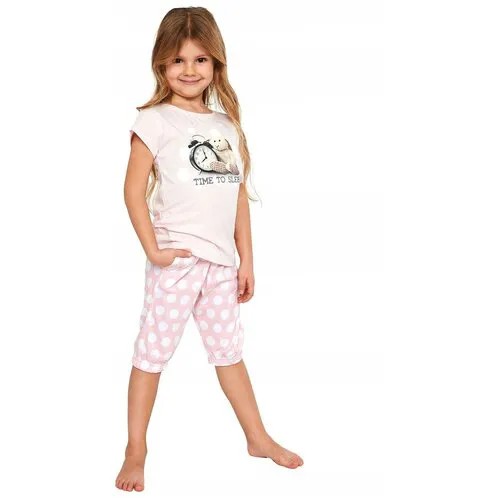 Пижама  Cornette, размер 110-116, розовый