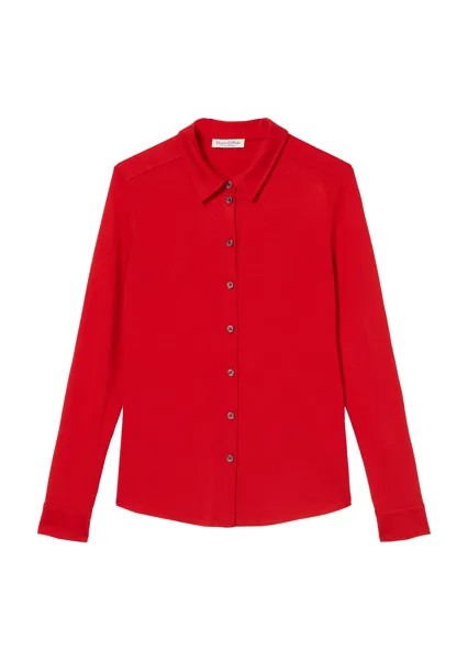 Рубашка Marc O'Polo Jersey Bluse regular, цвет shiny red