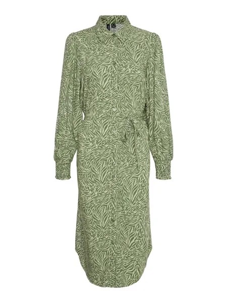 Платье Vero Moda SARA, цвет Pastel Green/Dark Green