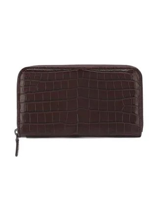 Портмоне из кожи крокодила Bottega Veneta