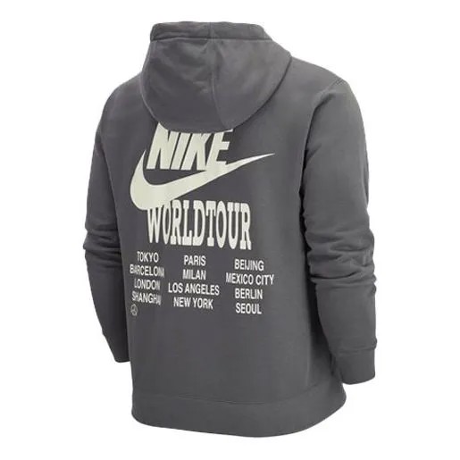 Толстовка Nike Sportswear NSW Casual Sports Pullover Unisex Gray, серый