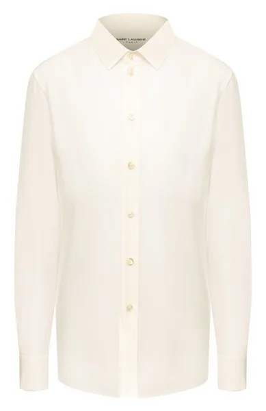 Шелковая рубашка Saint Laurent
