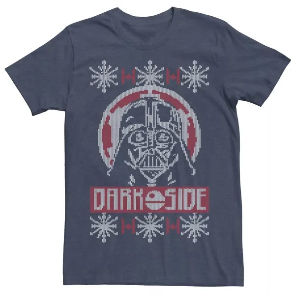 Мужская рождественская футболка-свитер с Дартом Вейдером Dark Side Star Wars