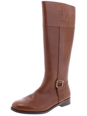 RALPH LAUREN Женские коричневые кожаные ботинки для верховой езды на блочном каблуке Bernadine 6,5 B