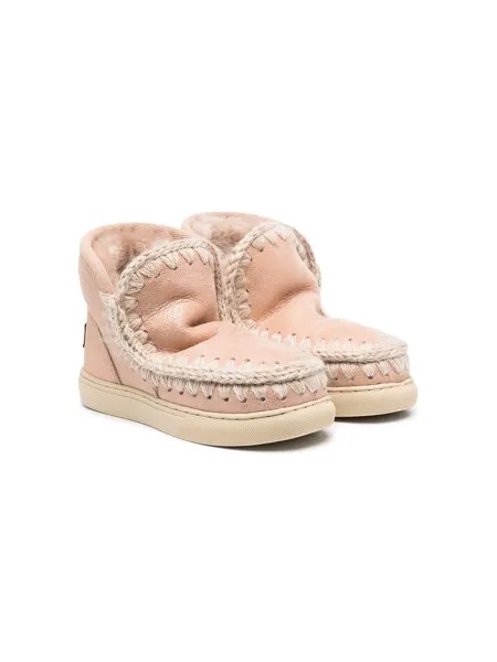 Mou Kids угги с подкладкой из овчины