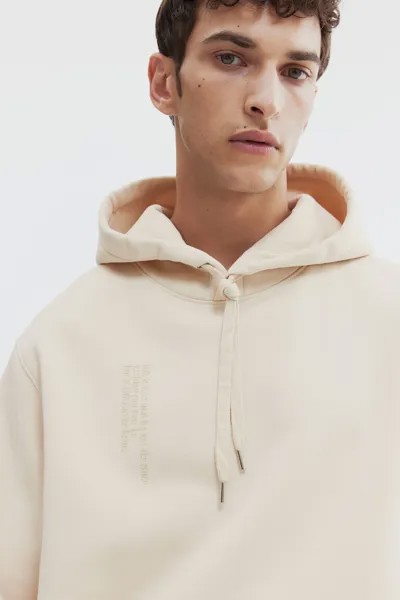 Толстовка regular fit с принтом H&M, бежевый