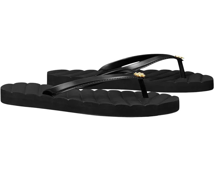 Сандалии Tory Burch Kira Flip-Flop, цвет Perfect Black/Perfect Black