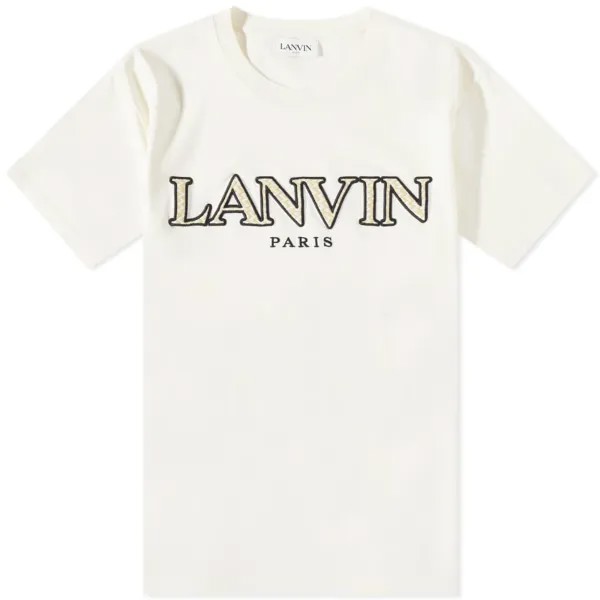 Футболка Lanvin с бордюрной вышивкой