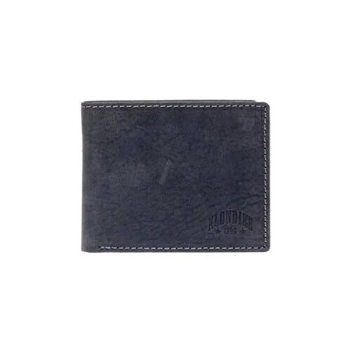 Бумажник Klondike KD1116-01, фактура гладкая, черный
