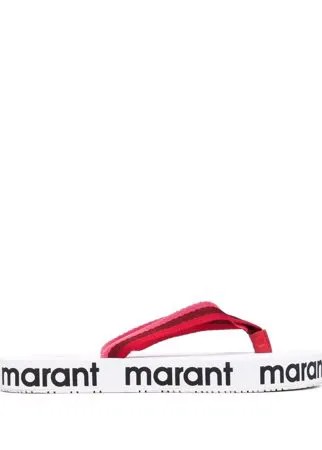 Isabel Marant шлепанцы Tae с логотипом