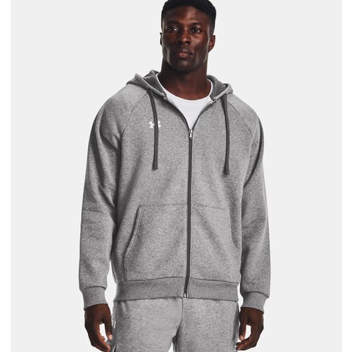 Толстовка спортивная Under Armour Rival , размер XS, , castlerock light heather/white