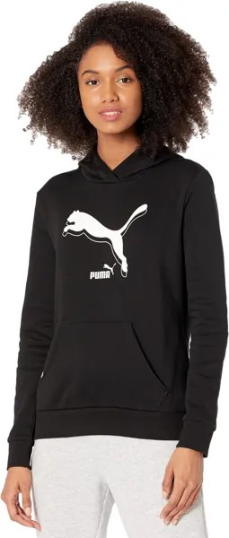 Худи PUMA Power Logo Hoodie Fleece, цвет Puma Black