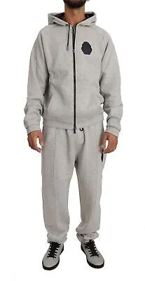 BILLIONAIRE COUTURE Спортивный костюм Серый хлопковый свитер и брюки s. Рекомендуемая розничная цена XXL: 1300 долларов США.