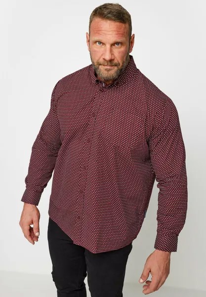 Рубашка Dobby Long Sleeve BadRhino, цвет maroon