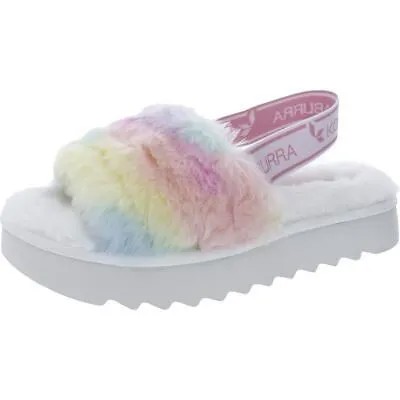 Женские тапочки Koolaburra Fuzzn II Пастельно-розовые с открытой пяткой 7, средние (B,M) 0942