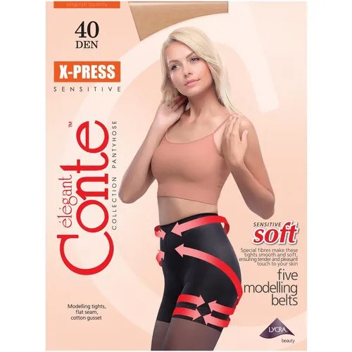 Колготки  Conte elegant X-Press, 40 den, коричневый