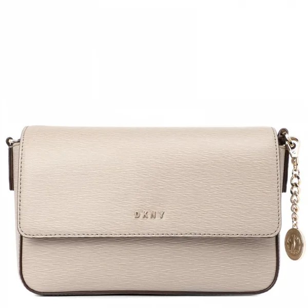 Сумка кросс-боди женская DKNY R04ED467 бежево-серая