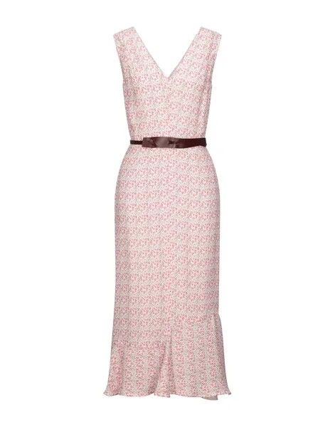 Платье Victoria Beckham Midi, темно-розовый