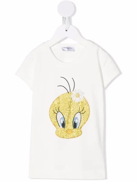 Monnalisa футболка Tweety со стразами