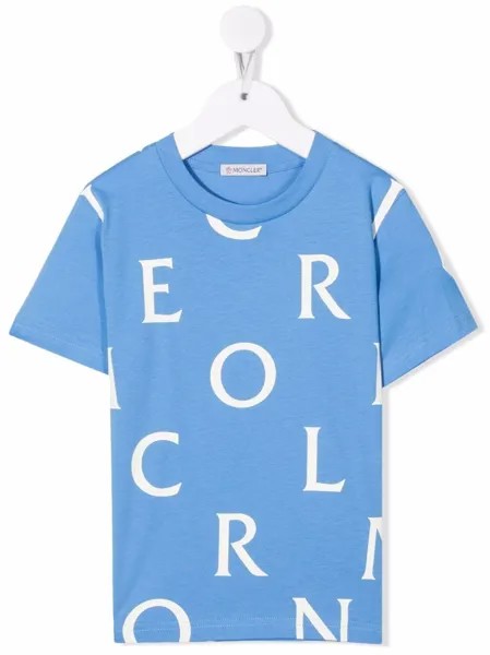 Moncler Enfant футболка с логотипом