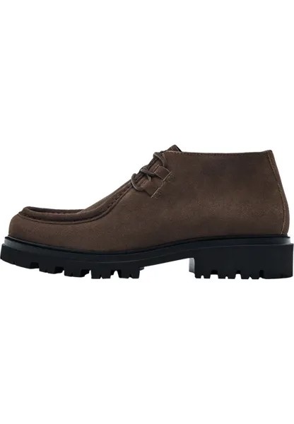 Ботильоны на шнуровке Massimo Dutti