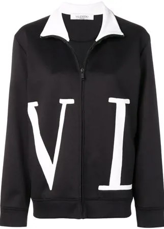 Valentino толстовка на молнии 'VLTN'