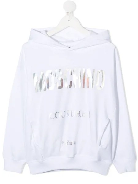 Moschino Kids худи с логотипом